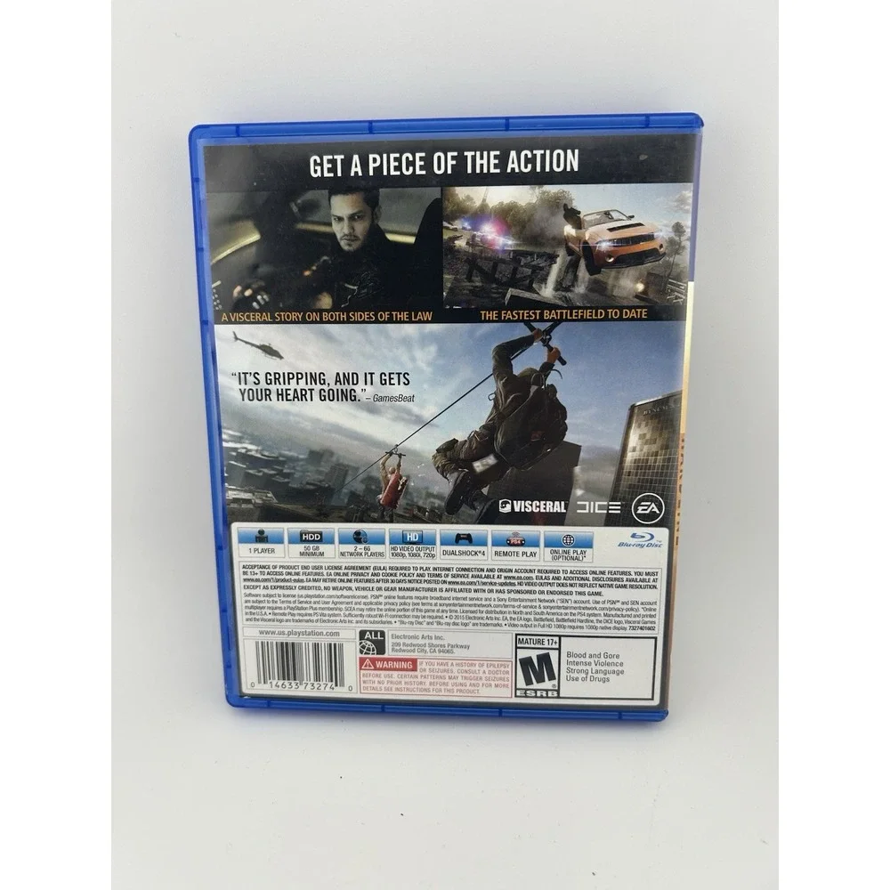 Battlefield‎ Hardline (Sony PlayStation 4, 2015)